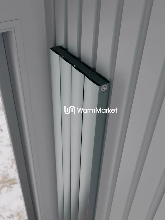 Axxinot Barkas V 1500 - вертикальный алюминиевый радиатор высотой 1530 мм