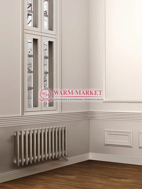 Трубчатый радиатор Dia Norm 3037 трехтрубный, боковое подключение