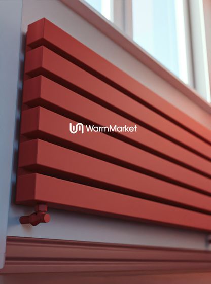 Bareng Livian Z 600 - горизонтальный трубчатый радиатор шириной 600 мм, нижнее разнесенное подключение