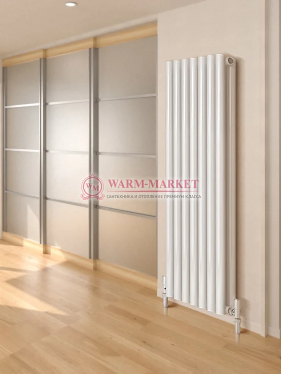 Вертикальный трубчатый радиатор KZTO Garmonia V2 высотой 2045 мм