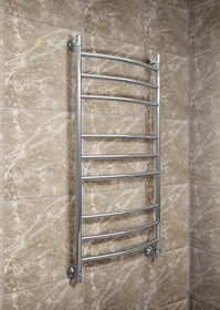 Galant - водяной полотенцесушитель из нержавеющей стали, 500х500 мм