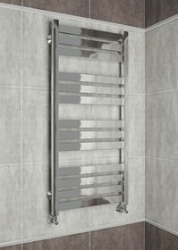 Latte E - электрический дизайн полотенцесушитель с квадратными вертикалями