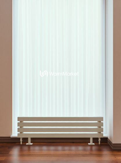 Bareng Livian ZN 800 - напольный трубчатый радиатор шириной 800 мм, нижнее разнесенное подключение