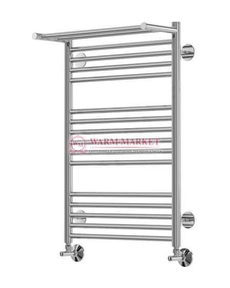 Аврора П16-3 - электрический полотенцесушитель с полкой, цвет бронза