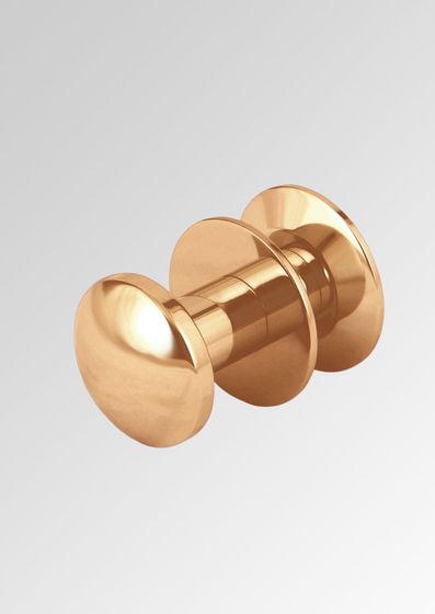 Крючок для полотенцесушителя округлый из нержавеющей стали бронза