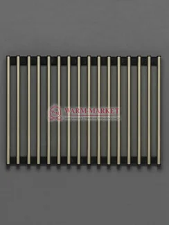 Декоративная решетка Techno Elit рулонная алюминиевая шириной 150 мм, цвет коньяк