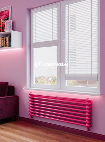 Bareng Softy Z 2140 - двухтрубный трубчатый радиатор шириной 1400 мм, нижнее разнесенное подключение