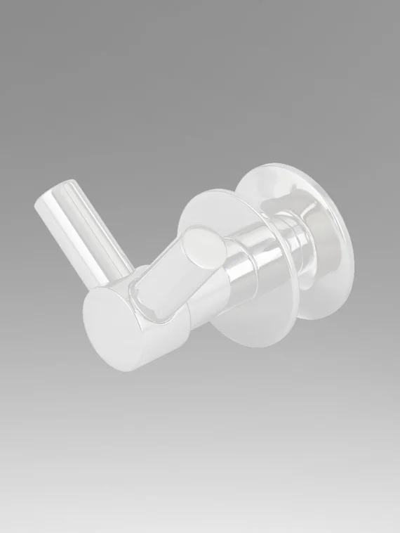 Крючок для полотенцесушителя V-образный белый