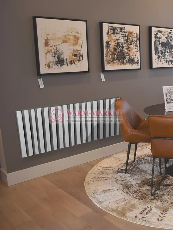 Steel GZ 40х40 1740 - горизонтальный трубчатый дизайн-радиатор высотой 630 мм, 35 секций