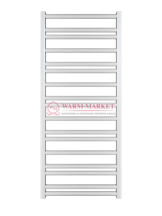 Mandarino Tubo 500х1200 - цветной полотенцесушитель из анодированного алюминия, модель 17/20