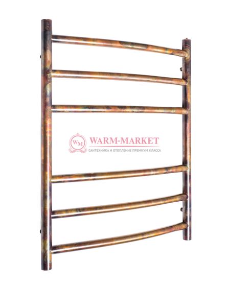 Fincopper (FC) - электрический полотенцесушитель из меди для ванной комнаты, цвет состаренная медь