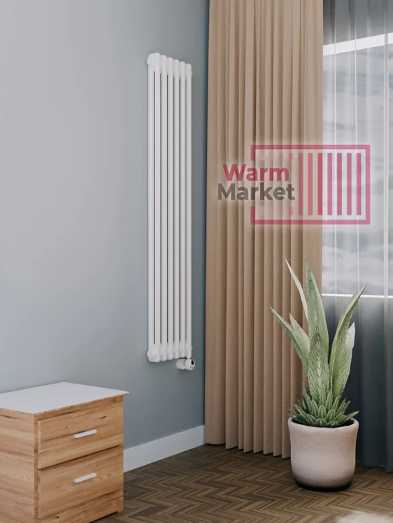Axxinot Sentir Electric 2150 - электрический вертикальный двухтрубный трубчатый радиатор высотой 1500 мм