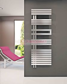 Дизайнерский полотенцесушитель из матовой полированной нержавеющей стали Todor Carisa