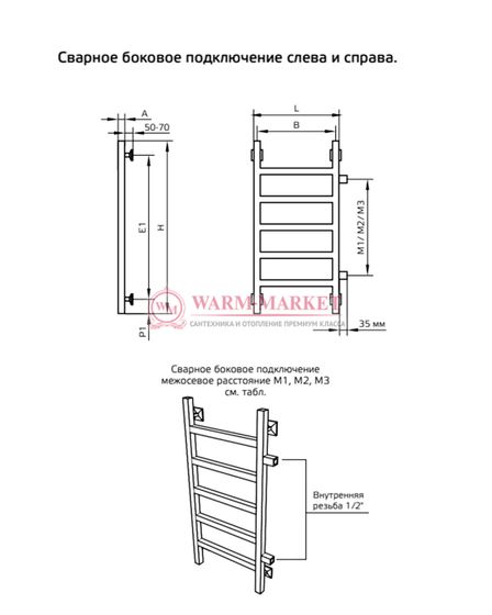 Полотенцесушитель ArtofSpace Track