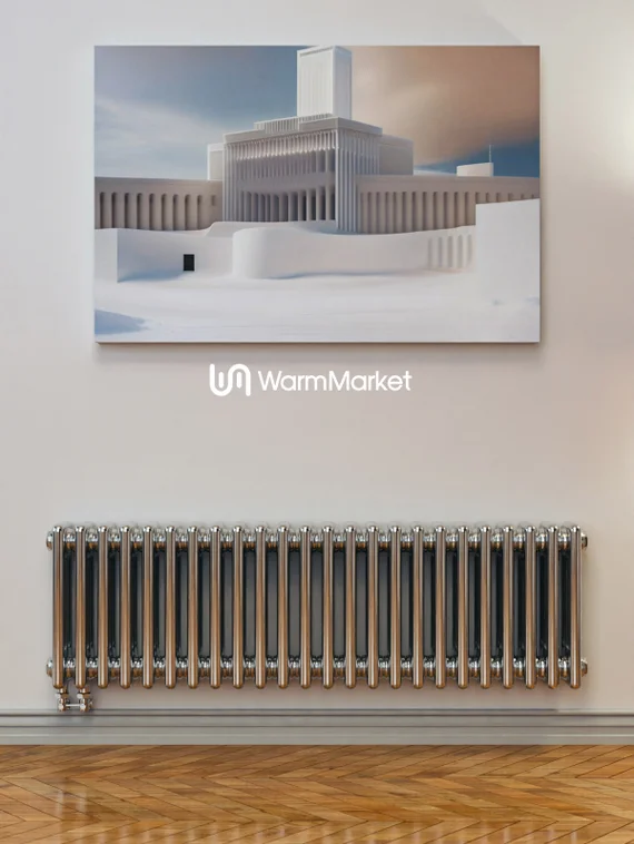 Axxinot Sentir Chrome 3037 - стальной трубчатый радиатор, нижнее подключение N69