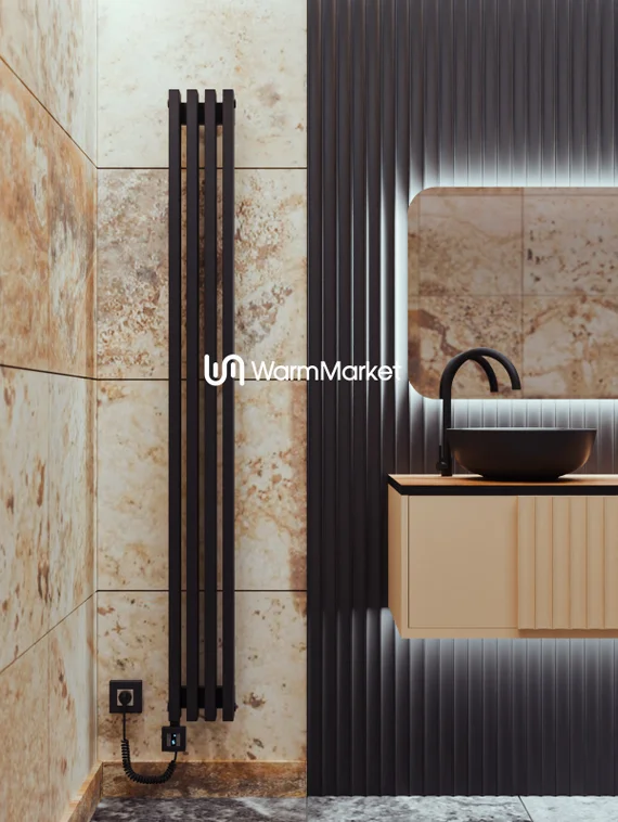 Bareng Select VE 1000 - вертикальный электрический трубчатый радиатор высотой 1000 мм