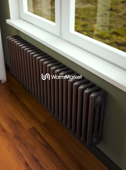 Bareng Softy 3037 - трехтрубный трубчатый радиатор высотой 370 мм, нижнее подключение