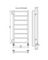 Контур П8-2 - электрический полотенцесушитель с полкой, белый