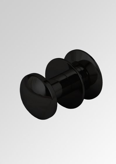 Крючок для полотенцесушителя округлый из нержавеющей стали черный