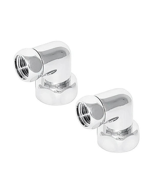 Переходник угловой белый  для подключения полотенцесушителя .