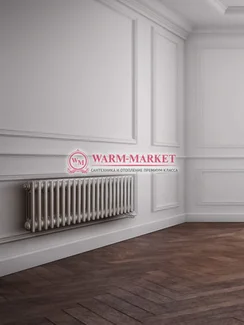 Трубчатый радиатор Dia Norm 3037-22 секции, трехтрубный с боковым подключением.