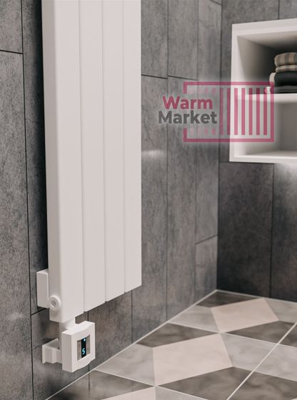 Axxinot Adero 30х60 VE - вертикальный электрический радиатор высотой 1250 мм, 10 секций