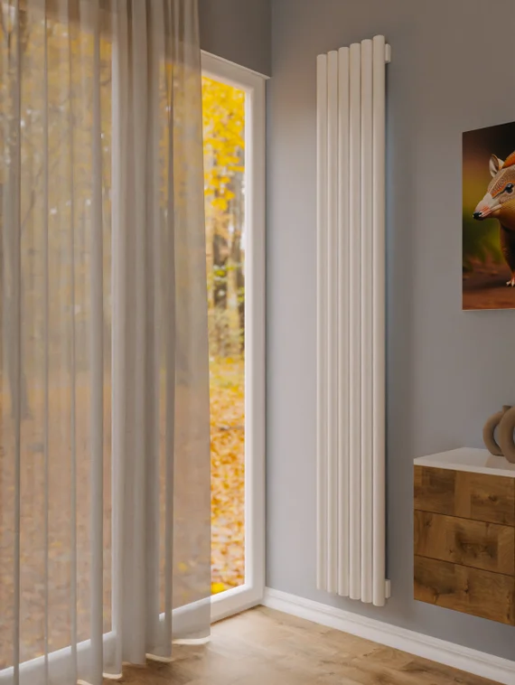 Bronto Soma V - вертикальный трубчатый радиатор высотой 2000 мм, нижнее разнесенное подключение