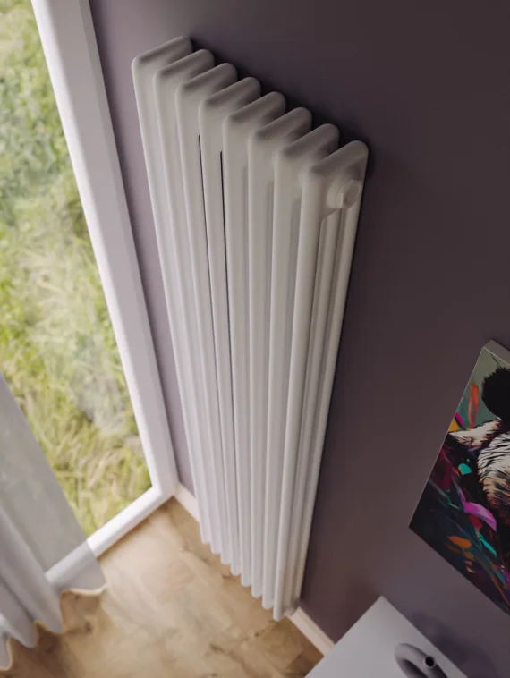 Bronto Pipe 3200 - трехтрубный трубчатый радиатор высотой 2000 мм, нижнее подключение