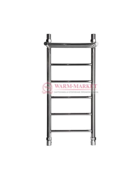 Galant 4 (прямой) - водяной полотенцесушитель с полкой из нержавеющей стали
