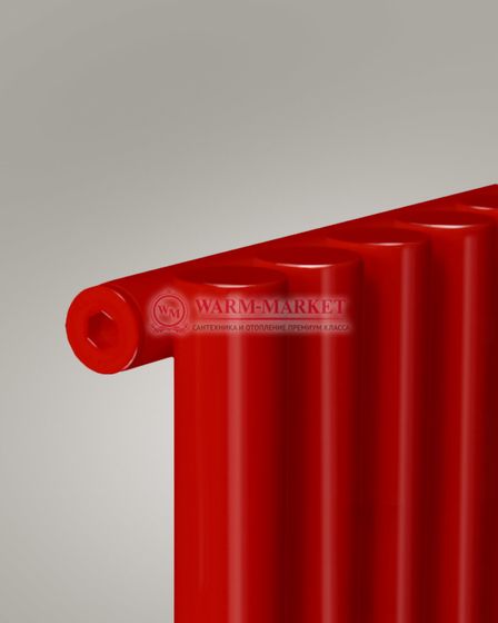 Garmonia A 40 V 1 - вертикальный трубчатый радиатор высотой 1784 мм красный