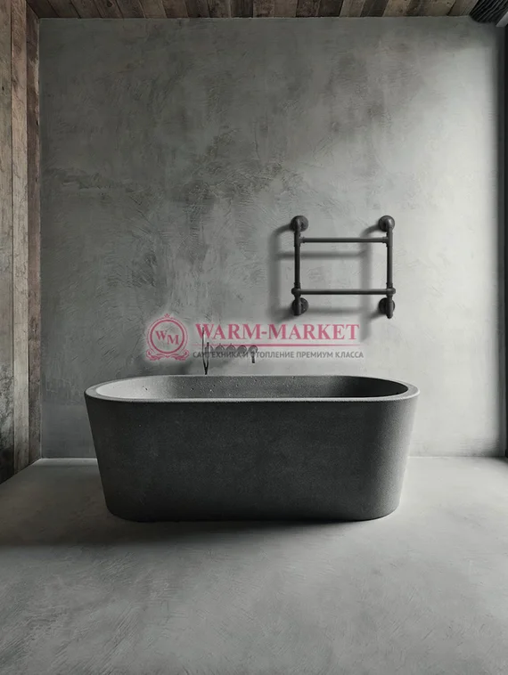 Classic Loft P- классический полотенцесушитель с полкой в стиле лофт