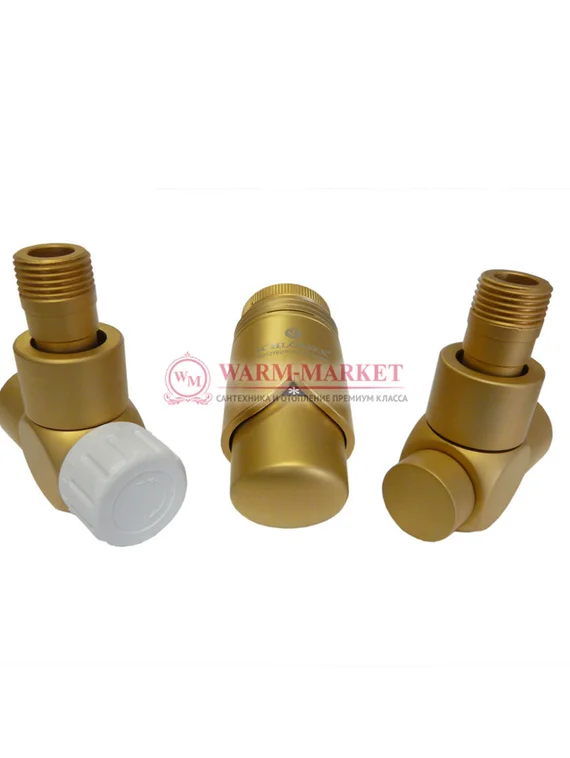 Комплект термостатический Exclusive 6017 Матовое золото