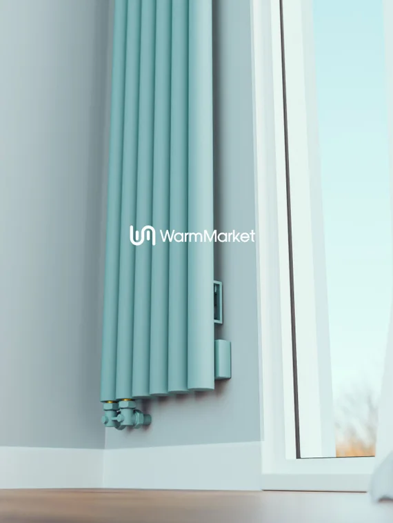 Bareng Monte V 1000 - вертикальный трубчатый радиатор высотой 1000 мм, нижнее левое подключение