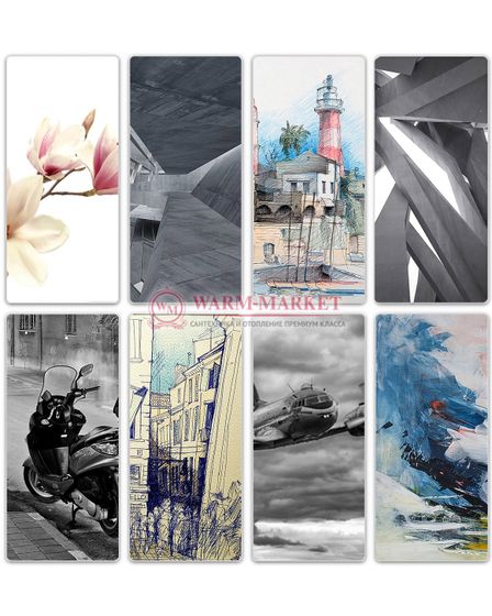 Электрический дизайн-конвектор Chinook Electro шириной 400 мм