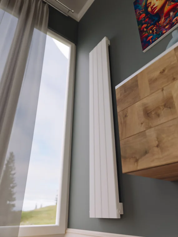 Bronto Silva V - вертикальный трубчатый радиатор высотой 800 мм, нижнее левое подключение