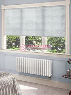 Трубчатый радиатор Purmo Delta 3037-18 секций, трехтрубный с нижним правым/левым подключением с вентилем.