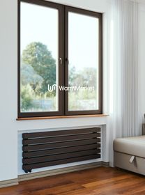 Bareng Livian Z 600 - горизонтальный трубчатый радиатор шириной 600 мм, нижнее левое подключение