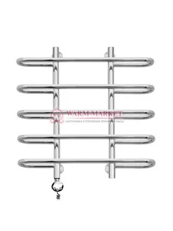 Gratsia-1 - электрический дизайн-полотенцесушитель из нержавеющей стали