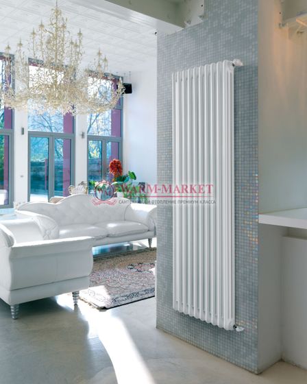 Вертикальный трубчатый радиатор Zehnder 3250 №1270 с боковым подключением