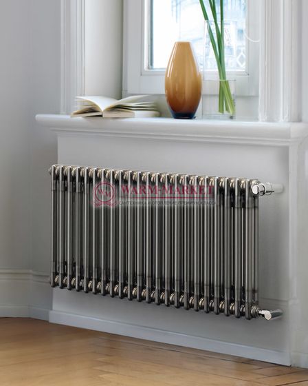 Трубчатый радиатор Zehnder Charleston Technoline 6055 в цвете прозрачный лак