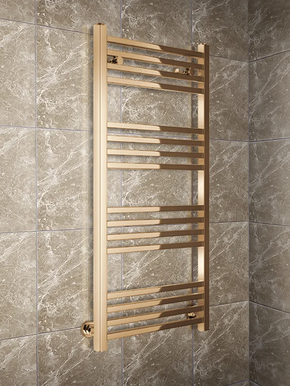 Modus Bronze - бронзовый водяной полотенцесушитель с квадратным профилем