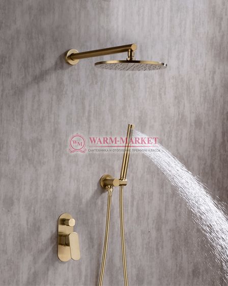Душевой набор Warmer Bronze Line 30039005-10D