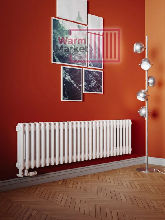 Трубчатый радиатор Solira 2030 N12 боковое подключение, белый (RAL 9016)