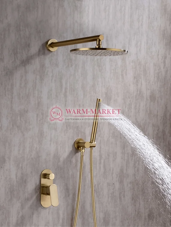 Душевой набор Warmer Bronze Line 30039005-10D