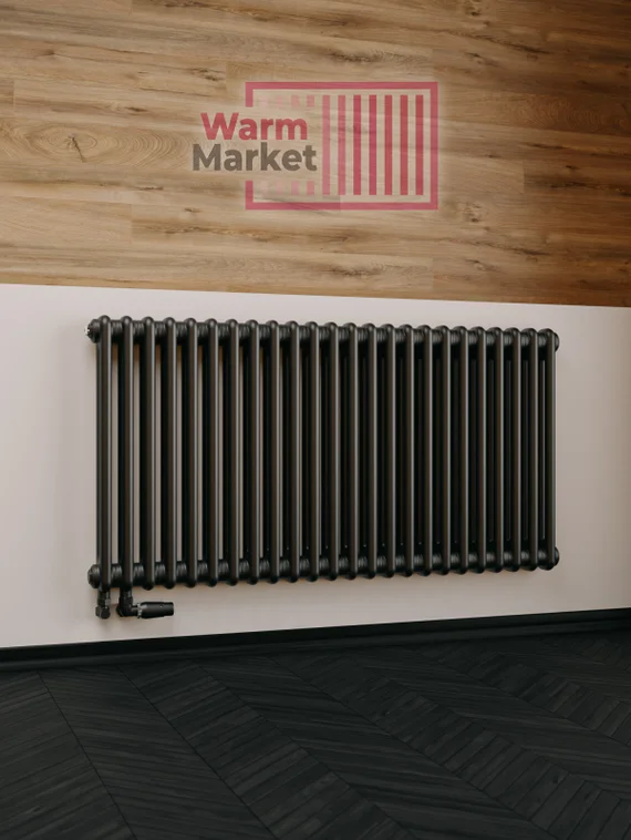 Rifar Tubog 2052 - двухтрубный трубчатый радиатор, нижнее подключение с термостатическим клапаном