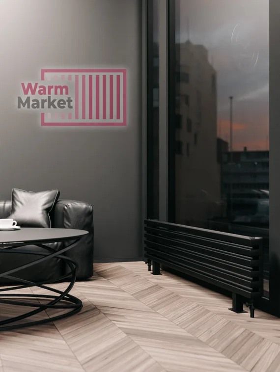 Axxinot Cardea 60х30 ZN - горизонтальный радиатор на ножках шириной 1000 мм, 11 секций