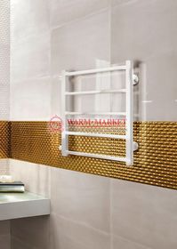 Vega White - Белый водяной полотенцесушитель с боковым подключением