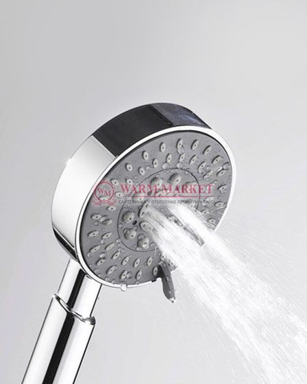 Встраиваемый комплект для душа с верхней душевой насадкой и лейкой черный А16028-Bl Thermo