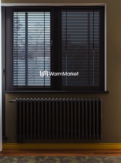 Bareng Softy 3080 - трехтрубный трубчатый радиатор высотой 800 мм, нижнее подключение с термостатикой