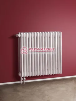 Трубчатый радиатор Dia Norm 3057-14 секций, трехтрубный с нижним правым/левым подключением с вентилем.